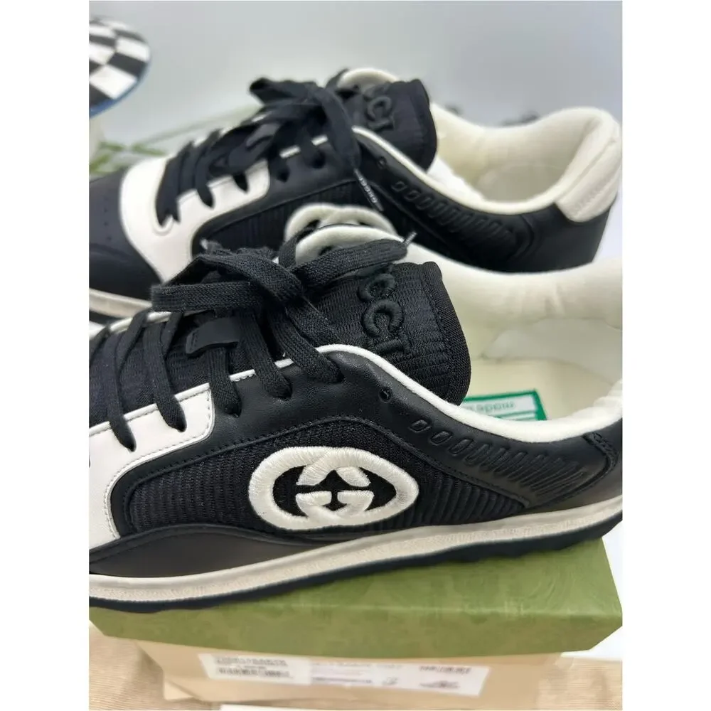 Men's Gucci Mac 80 low top leather sneakers size 10 made in Italy